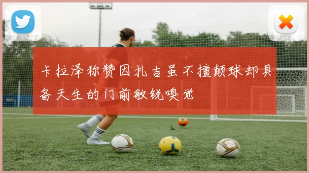 卡拉泽称赞因扎吉虽不擅颠球却具备天生的门前敏锐嗅觉