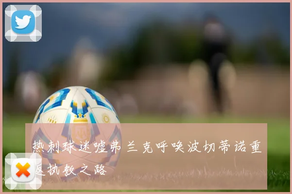 热刺球迷嘘弗兰克呼唤波切蒂诺重返执教之路